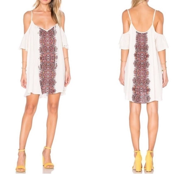 Show Me Your Mumu Bonnaroo Festival Boho Mini Dress Size Medium NWT - Picture 2 of 7